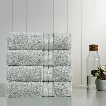 Modern Threads Modern Threads 4 Pack SpunLoft™ Bath towel 30x54 inch Gray 5SPL4BTE-GRY-ST
